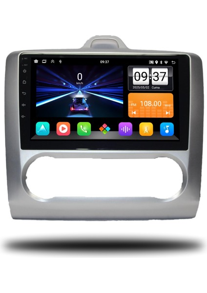 Ford Focus 2 Connect 2007-2011 Arası Dijital Klima 4-32 GB Multimedya Navigasyon