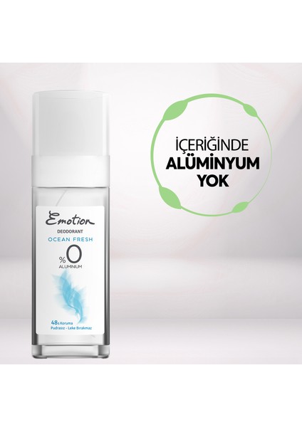 Ocean Fresh Pump Sprey Kadın Deodorant 3X100 ml modelleri