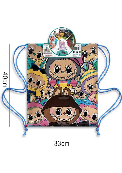 Sevimli Hayvancıklar Su Geçirmez Unisex Çocuk Ipli Sırt - Plaj Çantası fiyatları