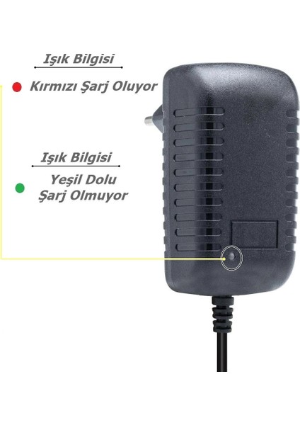 14.4V 2Ah Akü Şarj Cihazı 3 ile 12 Amper Arasında Oyuncak Araba, Kuru, Asitli Sulu, Jel, Motor ve Motosiklet Aküleri için Uygundur (12 Amper ve Üstü Akülere Uygun Değildir) fırsatları