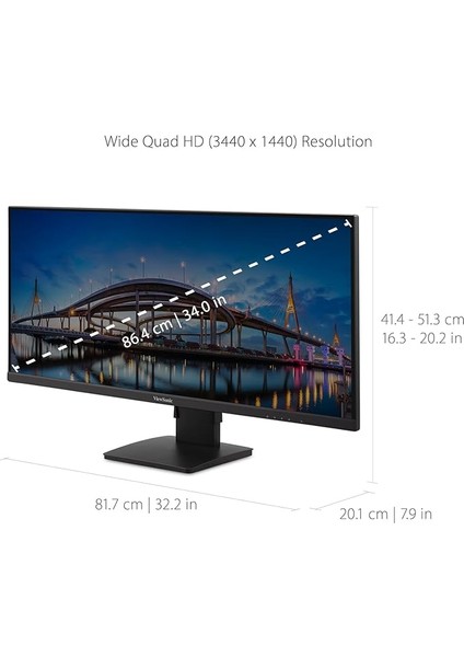 VA3456-MHDJ 34" 75Hz 4ms Wqhd IPS Monitör indirimleri