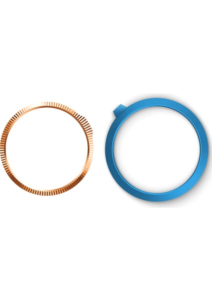 Garmin Fenix 6s/6s Pro/6s Safir-Pembe Altın Için Içbükey Dışbükey Yüzeyli Paslanmaz Çelik Saat Çerçevesi (Tip B) (Yurt Dışından)