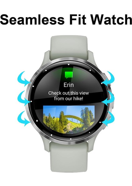 Garmin Venu 3s Çizilmez 3D Pet Film Siyah Kenarlı Saat Ekran Koruyucu (Yurt Dışından) fırsatları
