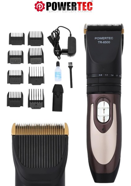TR-6500 Yedek Bataryalı Şarjlı Tıraş Makinesi
