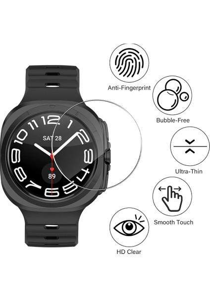 Samsung Galaxy Watch Ultra 47MM Temperli Cam Ekran Koruyucu Çizilmez Saat Filmi Için 3 Adet (Yurt Dışından) fırsatları