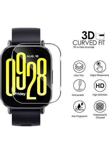 Xiaomi Redmi Watch 5 Lite Ekran Koruyucu Hd Şeffaf Saat Ekran Filmi Için 3 Adet (Yurt Dışından) modelleri