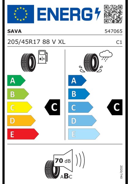 205/45 R17 88V Xl Intensa Hp 2 Fp Oto Yaz Lastiği (Üretim Yılı:2025) fiyatları