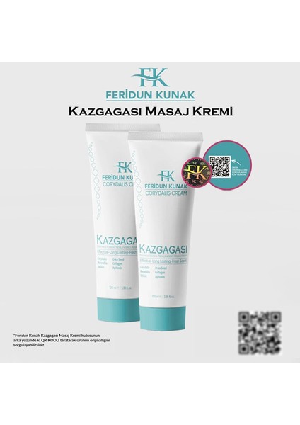 Kazgagası Masaj Kremi 100 ml x 2 Adet