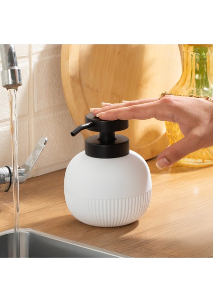 3119 Banyo ve Mutfak Sıvı Sabunluk 450ML Beyaz fiyatları