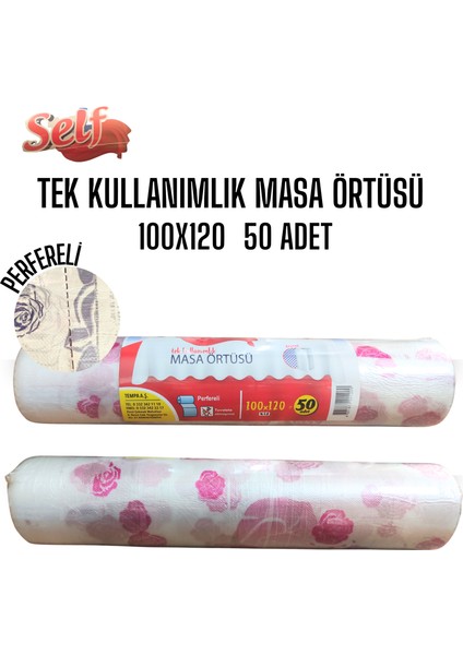 Tek Kullanımlık Masa Örtüsü 100X120 cm x 8 fiyatları
