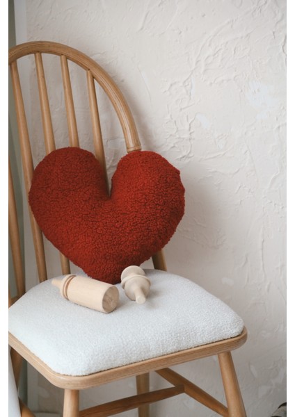 Teddy Kırmızı Kalp Yastık modelleri