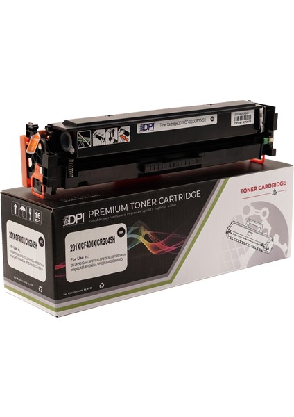 Dpi HP 201X CF400X Black Muadil Toner 2800 Sayfa Baskı