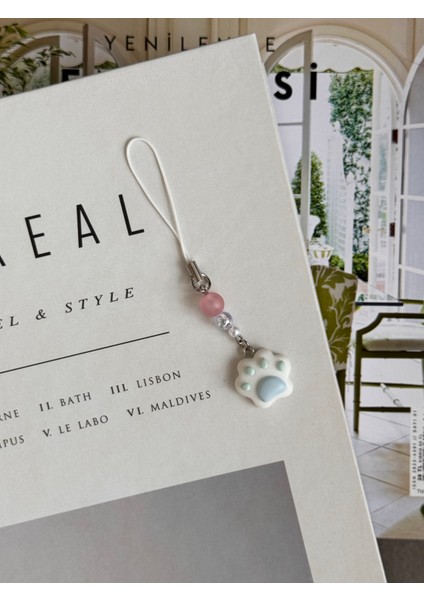 Pati Telefon Charm, Pati Renkli Telefon Süsü, Mavi/pembe/kahve Kedi Telefon Charm fiyatları