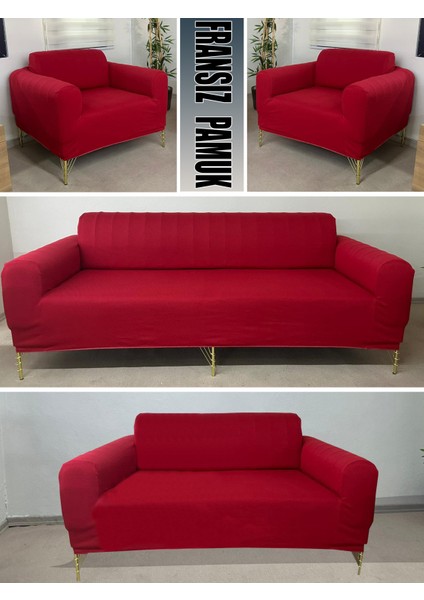 %100 Pamuk Fransız Kumaş 3+2+1+1 Komple Giydirme Kanepe&çekyat, Bohem, Vb. Model Koltuk Kılıfı indirimleri