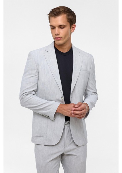 Gri Slim Fit Desenli Mono Yaka 6 Drop Spor Takım Elbise fiyatları