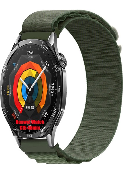Huawei Watch Gt5 46MM ile Uyumlu Kordon Alpine Loop Döngü Spor Kayış
