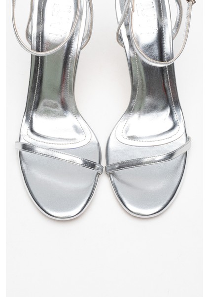 Jasmin Gümüş Cilt Tek Bantlı Kadın Topuklu Ayakkabı fiyatları