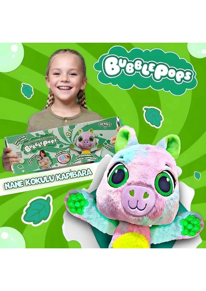 Bubble Pops Kokulu Peluş S1 S00012004 Nane Kokulu Kapibara
