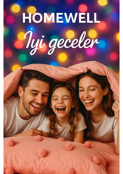 Courchevel Özel Tasarım Nevresim Takımı Çift Kişilik Pudra