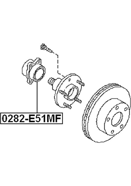 Elgrand E51 2.5 3.5 Abs 2002-2010 Için Ön Tekerlek Göbeği Rulmanı (Yurt Dışından) indirimleri