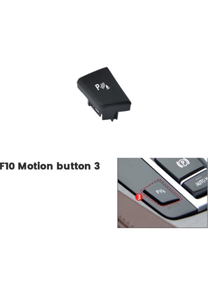 Araba Spor Modu Anahtar Düğmesi 61319267890 No.3 Düğme Lhd Için (Yurt Dışından)