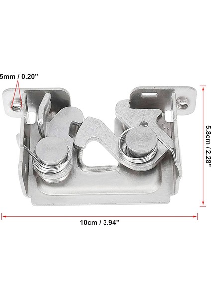 Ön Alt Kaput Kilidi Mandalı Kilidi Serbest Bırakma 51237115229 (Yurt Dışından)