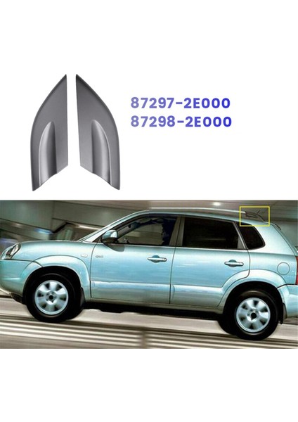 1 Çift Arka Tavan Bagaj Rafı Kapağı 87298-2E000 2005-2009 Için (Yurt Dışından) indirimleri