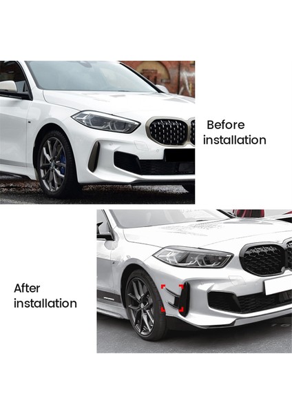 1 Serisi F40 118I 120I Parlak Siyah Için Araba Ön Tamponu (Yurt Dışından) fırsatları