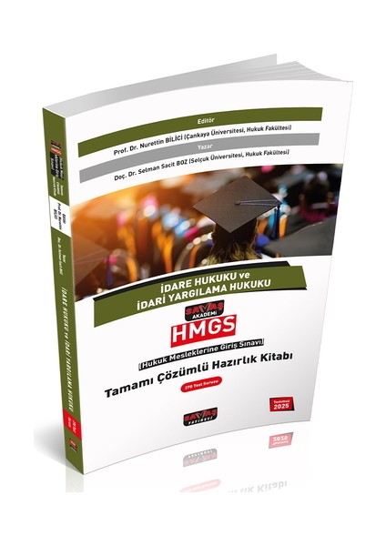 Hmgs Idare Hukuku ve Idari Yargılama Hukuku Tamamı Çözümlü Hazırlık Kitabı Savaş Yayınları 2025