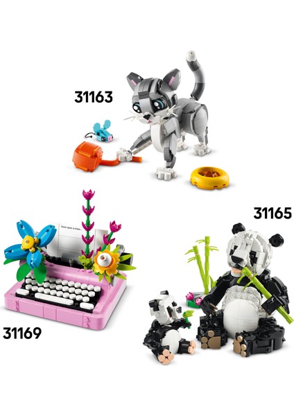 ® Creator 3’ü 1 Arada Sevimli Tavşan 31162 - 8 Yaş & Üzeri Çocuklar için Yaratıcı Oyuncak Yapım Seti (326 Parça)