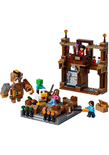 ® Minecraft® Orman Malikanesi Dövüş Ringi 21272 - 10 Yaş & Üzeri Video Oyunu Seven Çocuklar için Oyuncak Yapım Seti (491 Pr) fiyatları