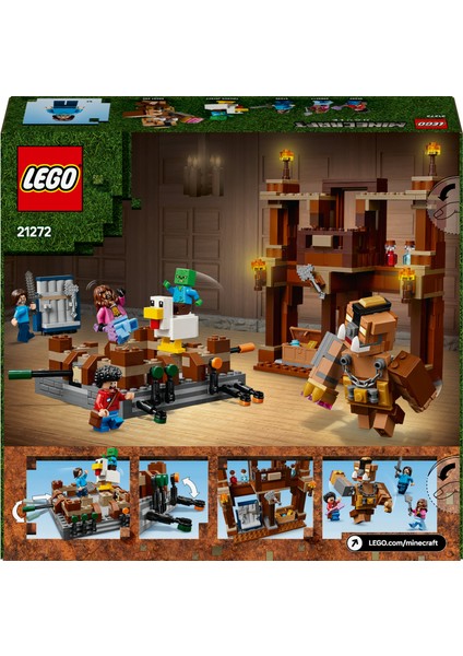 ® Minecraft® Orman Malikanesi Dövüş Ringi 21272 - 10 Yaş & Üzeri Video Oyunu Seven Çocuklar için Oyuncak Yapım Seti (491 Pr) fırsatları