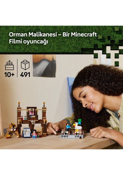 ® Minecraft® Orman Malikanesi Dövüş Ringi 21272 - 10 Yaş & Üzeri Video Oyunu Seven Çocuklar için Oyuncak Yapım Seti (491 Pr) indirimleri