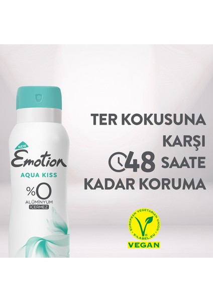 Aqua Kiss Kadın Deodorant 6 x 150 ml