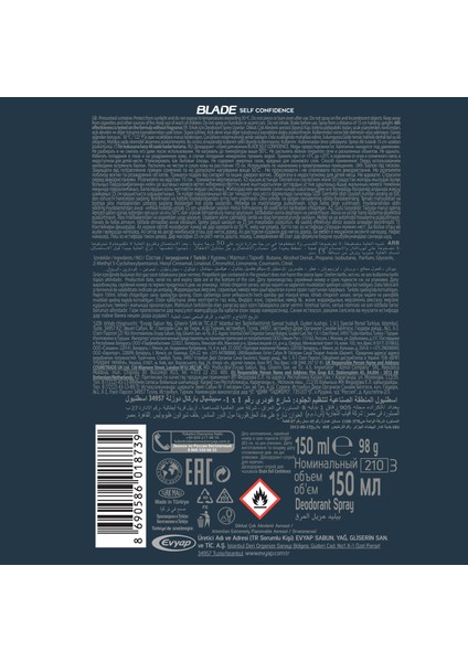 Self Confidince Erkek Deodorant 150 Ml Hızlı Kurur, Leke Bırakmaz
