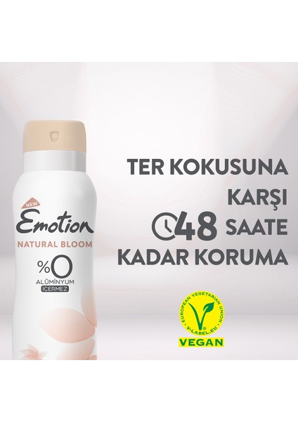 Natural Bloom Kadın Deodorant 6 x 150 ml indirimleri