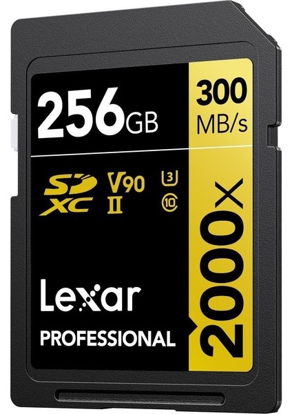 256GB 2000x Professional SDXC RDR UII Hafıza Kartı modelleri
