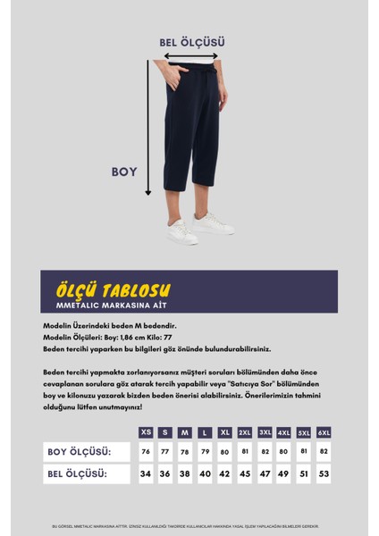 Erkek 4'lü Yanları Cepli Bermuda Diz Altı Kapri Beli Ayarlanabilir Lastikli Uzun Şort