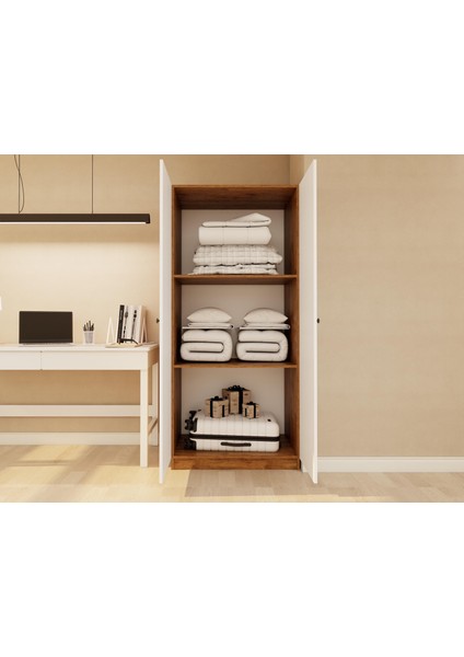 Fırtına 2 Kapaklı Gardırop Amalfi Rengi fırsatları