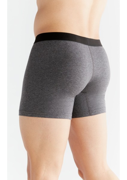 Gots Sertifikalı Organik Pamuk Erkek Boxer Şort Iç Çamaşırı