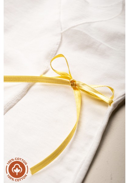 Unisex Bebek %100 Organik Pamuklu 3'lü Yenidoğan Bebek Iç Zıbın Set modelleri