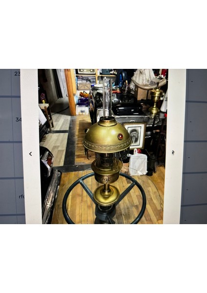 50 cm Yüksekliğinde Pirinç Fransız Gaz Lambası indirimleri