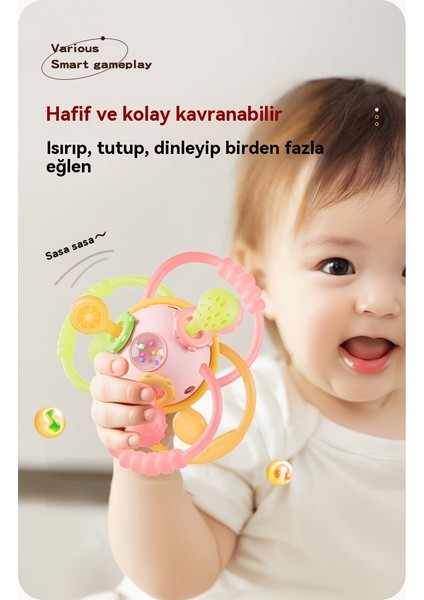 Çocuk Silikon Küçük Ayların Diş Kaşıyabilir El Topu Oyuncak (Yurt Dışından) fiyatları