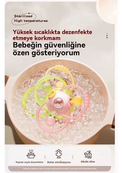 Çocuk Silikon Küçük Ayların Diş Kaşıyabilir El Topu Oyuncak (Yurt Dışından) indirimleri
