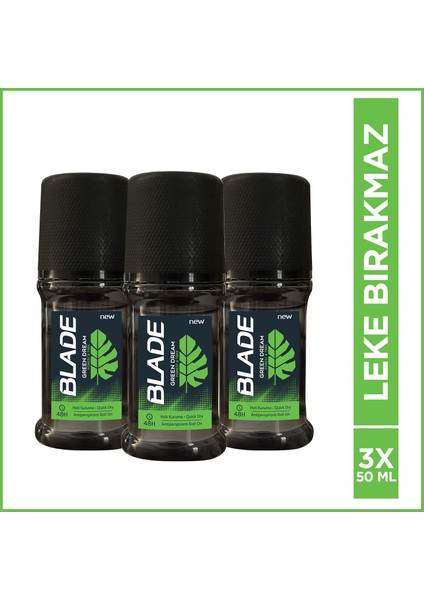 Green Dream Erkek Roll On 3X50 ml