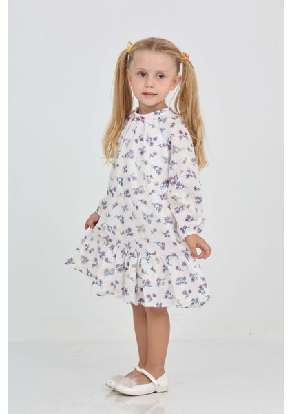 Kız Çocuk Çiçek Desenli Elbise fiyatları