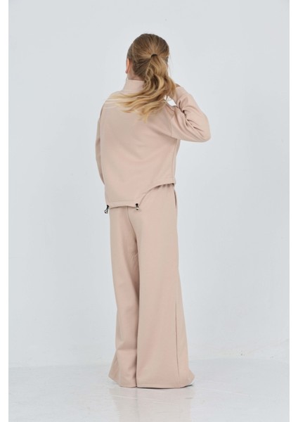 Kız Çocuk Oval Kesim Detaylı Eşofman Takım modelleri