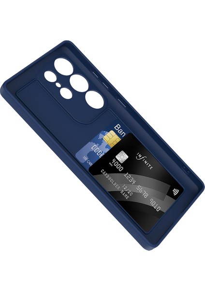 Samsung Galaxy S25 Ultra Kart Hazneli Kartlık Kılıf Silikon Yumuşak Kapak modelleri