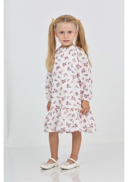 Kız Çocuk Çiçek Desenli Elbise fiyatları