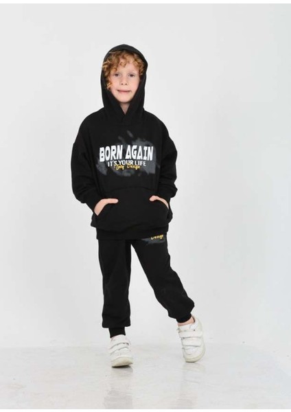 Erkek Çocuk Born Agaın Baskılı Eşofman Takım fırsatları